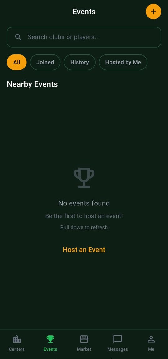 Snooker King nearby events — operators promote tournaments to members across the entire branch network